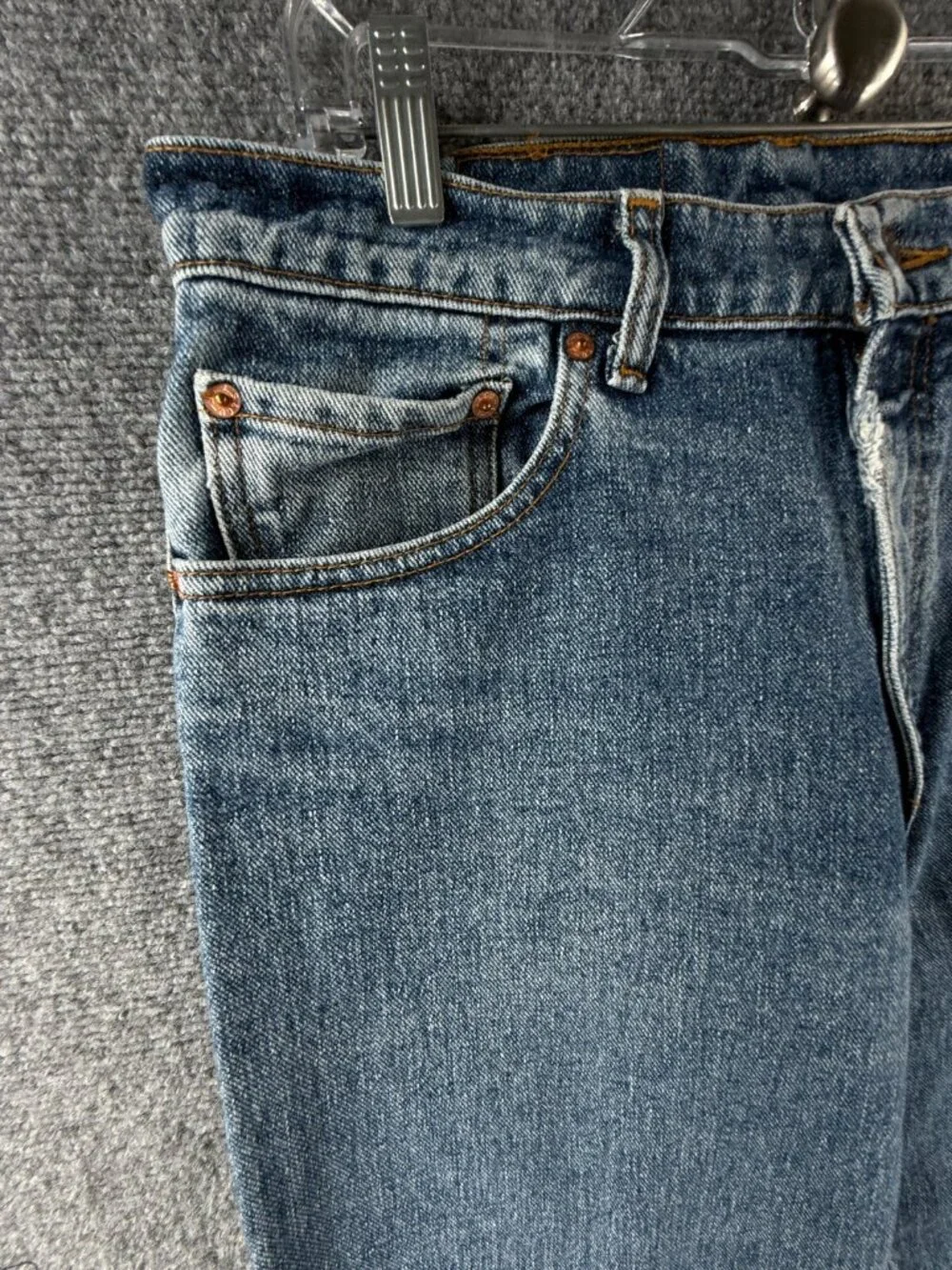 VTG Levi’s 550-4891 Denim Jeans USA Made 1992 Acid Wash Denim Adult ACTL 32X29